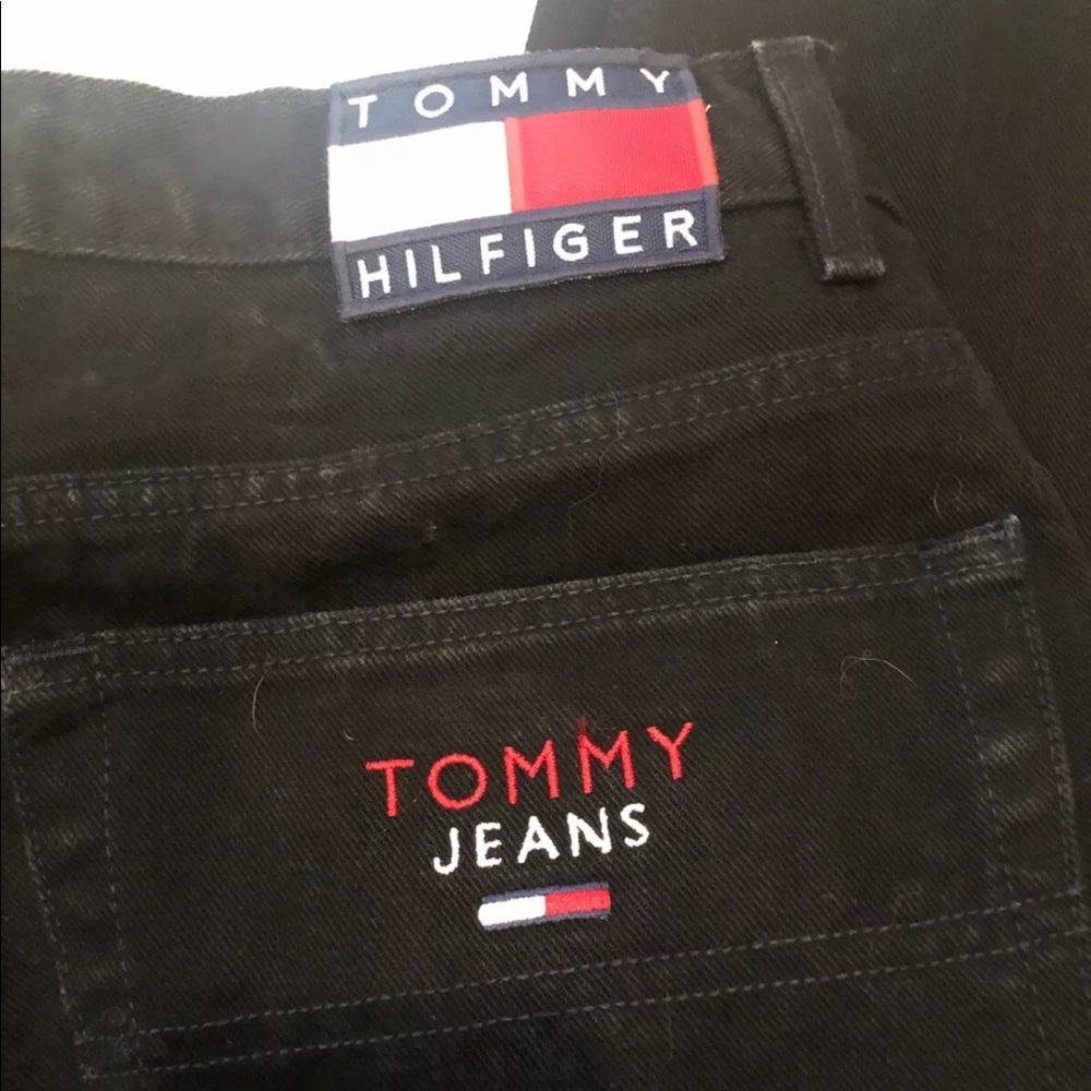 Retro Tommy Hilfiger Black Mom Jeans 90’s